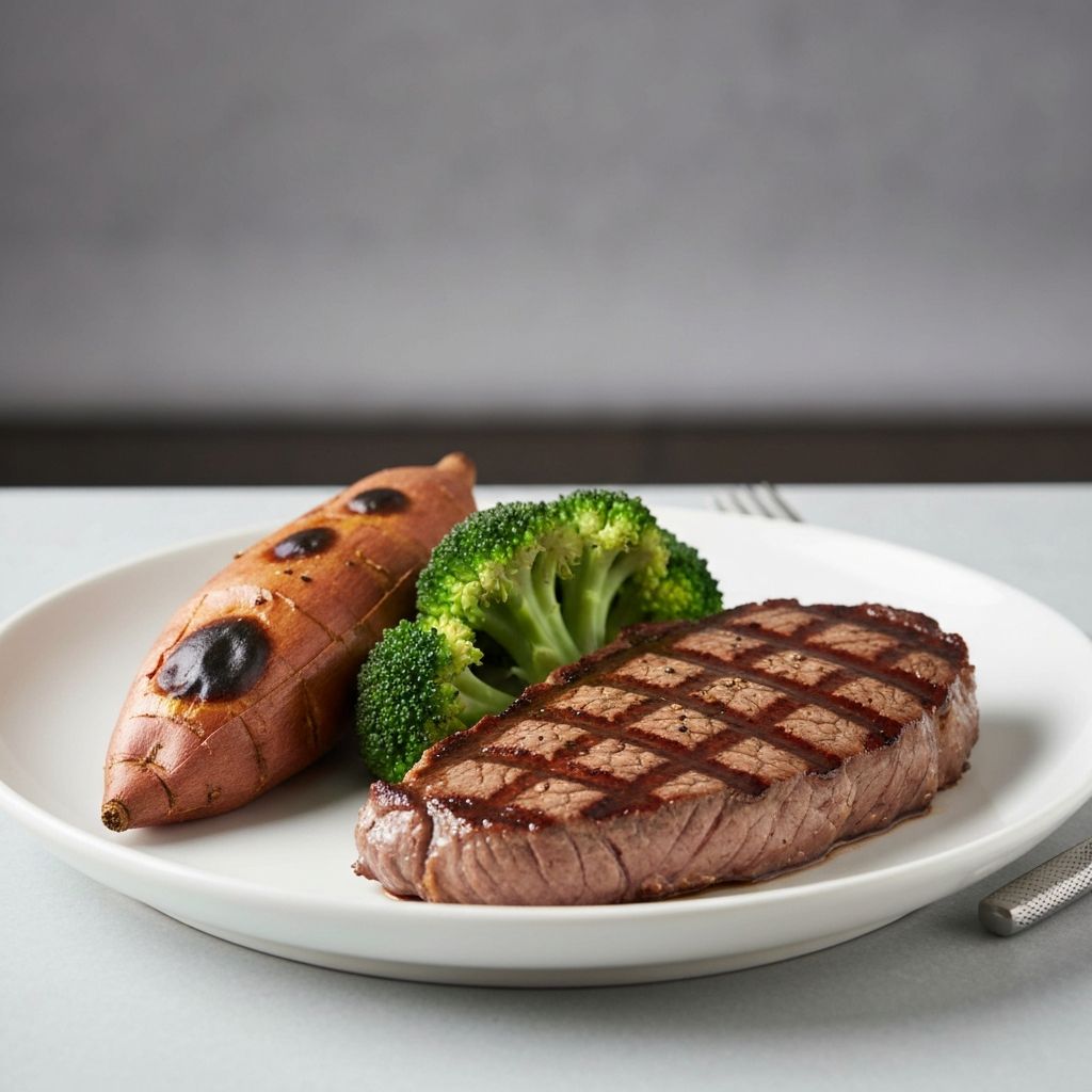 Ein langsamer Tag zuhause mit proteinreichen Mahlzeiten