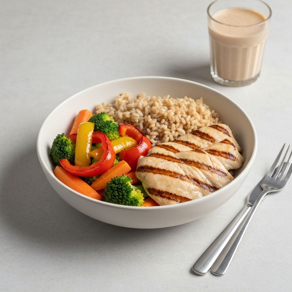 Ein voller Tag unterwegs mit ausgewogenen Mahlzeiten